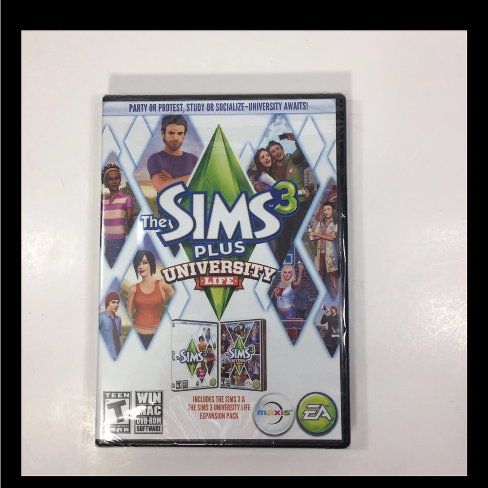 The Sims 3 Plus University Life Limited Edition Game Windows/Mac New Sealed
